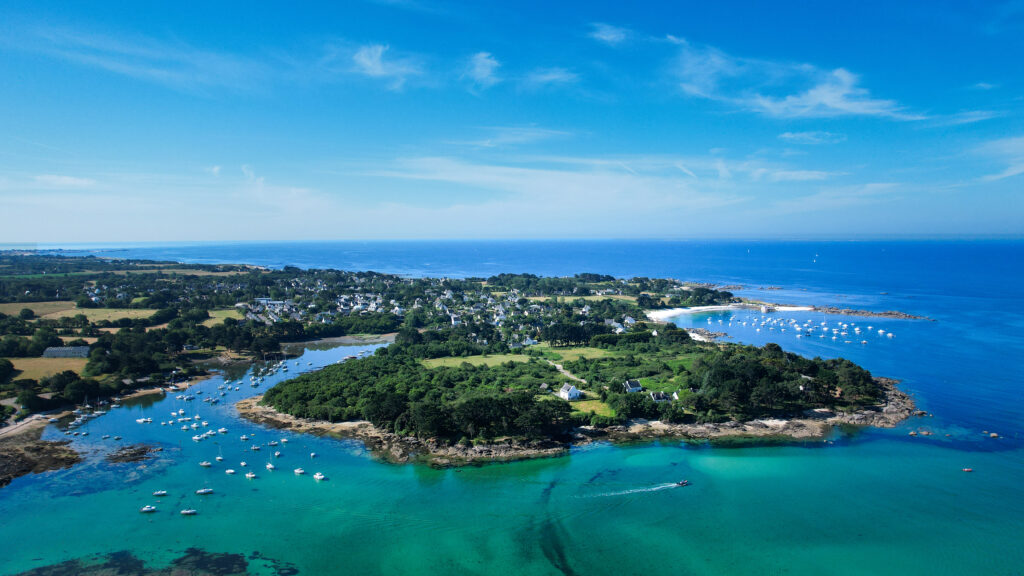 Photographie en drone de Trégunc